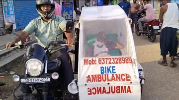 ବାଇକ୍ ଆମ୍ବୁଲାନ୍ସ