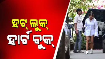 Malaika arora cool look in white shirt