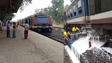 ଟ୍ରେନ୍‌ ଇଞ୍ଜିନରେ ନିଆଁ !