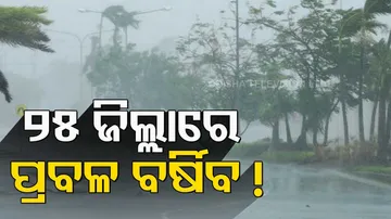 Odisha Rainfall Warning For 25 District