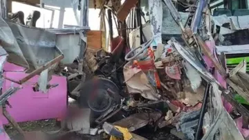 ବସ୍‌ ଦୁର୍ଘଟଣାରେ ୩ କଂଗ୍ରେସ କର୍ମୀ ମୃତ