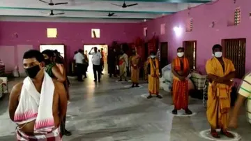 ମା' ବିରଜାଙ୍କ ରଥଯାତ୍ରା; କୋଭିଡ୍ ଟେଷ୍ଟ କରାଇଲେ ସେବାୟତ