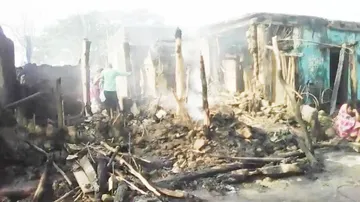 ଅଗ୍ନିକାଣ୍ଡରେ ୪୦ ପରିବାର ସର୍ବସ୍ୱାନ୍ତ