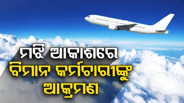 Man Tries To Open Emergency Exit Door