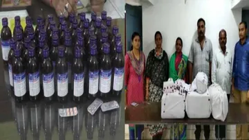 କଫ୍ ସିରପ୍ ସହିତ ଗଞ୍ଜେଇ ଜବତ