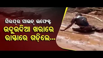 News Fuse | Man rolls on muddy road in inebriated condition