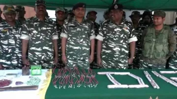 ମାଓ କ୍ୟାମ୍ପ୍‌ ଠାବ: ବିପୁଳ ପରିମାଣର ବିସ୍ଫୋରକ ଜବତ