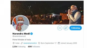 ଟ୍ୱିଟରରେ ମୋଦିଙ୍କ ଫଲୋଅର୍ସଙ୍କ ସଂଖ୍ୟା ୬୦ ମିଲିୟନ୍