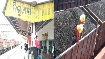 କୋଇଲା ବୋଝେଇ ଟ୍ରେନରେ ଅଗ୍ନିକାଣ୍ଡ