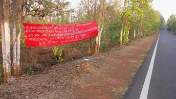 ନିର୍ବାଚନକୁ ବିରୋଧ କରି ମାଓବାଦୀ ଲଗାଇଲେ ପୋଷ୍ଟର ଓ ବ୍ୟାନର