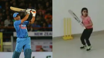 ଧୋନିଙ୍କୁ ଟକ୍କର ଦେଲେ ୭ ବର୍ଷୀୟା କୁନି ଝିଅ! ମାରିଲେ ଜବରଦସ୍ତ ହେଲିକପ୍ଟର ଶଟ୍