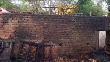 House set on fire in bhadrak 