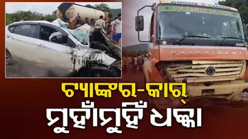 3 members of a family killed in road accident in koraput