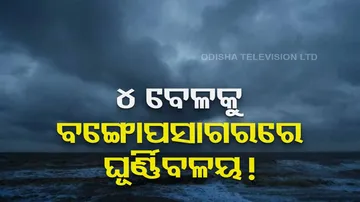 Cyclonic circulation over BoB