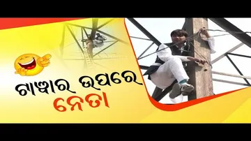 News Fuse | AAP leader climbs transmission tower after being denied ticket for MCD polls