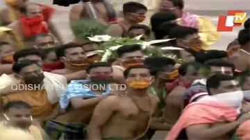 ରଥଯାତ୍ରା 2020: ଆରମ୍ଭ ହେଲା ଚତୁର୍ଦ୍ଧାମୂର୍ତ୍ତିଙ୍କ ପହଣ୍ଡି ବିଜେ