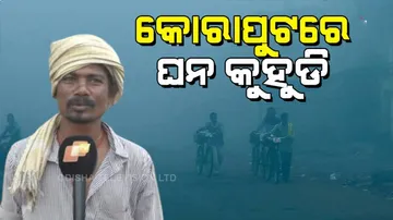 ଶୀତ ନ ଆସୁଣୁ, କୋରାପୁଟର ଲମତାପୁଟରେ ବର୍ଷର ପ୍ରଥମ କୁହୁଡି
