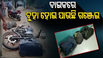 ଗଂଜେଇ ନେଇ ବାଇକରେ ଯାଉଥିଲେ, ପୋଲିସ୍ ହାବୁଡରେ ପଡିଲେ