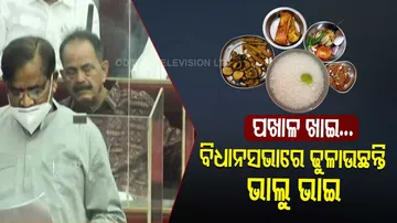 ପେଟେ ପଖାଳ ନାଦି ଦେଇ ଗୃହରେ ଶୋଇ ପଡ଼ିଲେ ଭାଲୁ ଭାଇ...