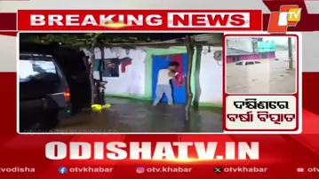 Heavy Rain Floods Homes in Nuapada District Villages