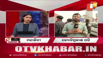 Fatal Road Accident at Tamando Square, Bhubaneswar; Bitumen-Laden Container Truck Hit