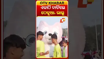 ମିନି ମାରାଥନ କାର୍ଯ୍ୟକ୍ରମରେ ଯୋଗଦେଇ ନାଚୁଛନ୍ତି ଭାଲୁ, ଠେକୁଆ  #OTVShorts #Rourkela  #Dance #marathon