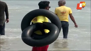 Danger Still Lurks: Five Rescued From Strong Waves at Puri Beach