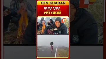 ଦେହ ହାତ ଥରି ଯାଉଛି #coldwave #Fog #Phulbani  #OdishaTV #OTVShorts #OTV