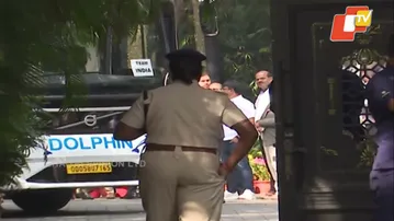 Team India’s Carcade Rolls Out from Hotel to Barabati Ahead of T20 — Fans Greet Players
