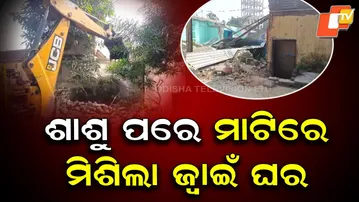Puri Police Demolish Three Houses of Tiki Khan in Ongoing Operation Chakra