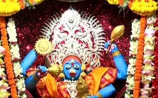 Special besha at Cuttack Jhanjiri Mangala Temple