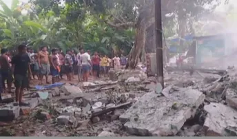 Woman among 2 injured in massive explosion at illegal firecracker unit in Odisha’s Mayurbhanj
