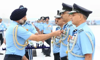 IAF chief presents gallantry medals to air warriors