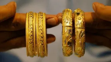 Gold on fire