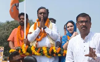 BJP candidate Jay Dholakia filed his nomination papers