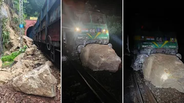 Boulders roll down hills onto Koraput–Kirandul railway line, ECoR cancels passenger trains