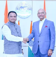 Vedanta Chairman with Odisha CM