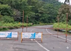 Kalinga Ghat road sealed due to Cyclone 'Montha' induced heavy rainfall