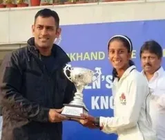 MS Dhoni and Jemimah