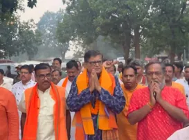 BJP National VP Baijayant Panda rallies support for Jay Dholakia, highlights ‘double engine’ development