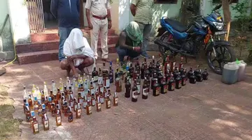 Odisha Excise dept busts fake foreign liquor racket in Baripada; two arrested, large cache seized
