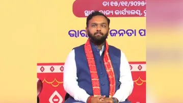 Jay Dholakia gets grand welcome at BJP state headquarters after landslide Nuapada bypoll win; CM Majhi vows region’s progress