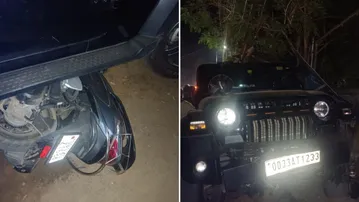 ‘Thar menace’ continues in Bhubaneswar: SUV runs over parked scooter, driver detained