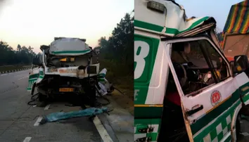 One dead, five critical as ambulance rams into stationary truck on NH-55 in Sambalpur