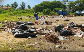 Unhygienic condition at Kalinga Stadium in Bhubaneswar