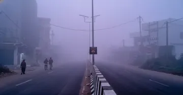 Cold and foggy weather in Kandhamal