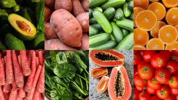 Fruits and vegetables that heal dry winter skin naturally