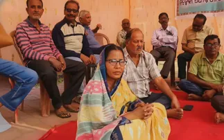 Protest over Pension