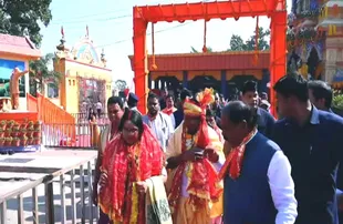 Odisha CM lays foundation for Ghatagaon Tarini Temple development project worth over Rs 300 Crore