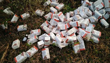 Huge quantity of government-supplied medicines found dumped along Balasore road; authorities launch probe